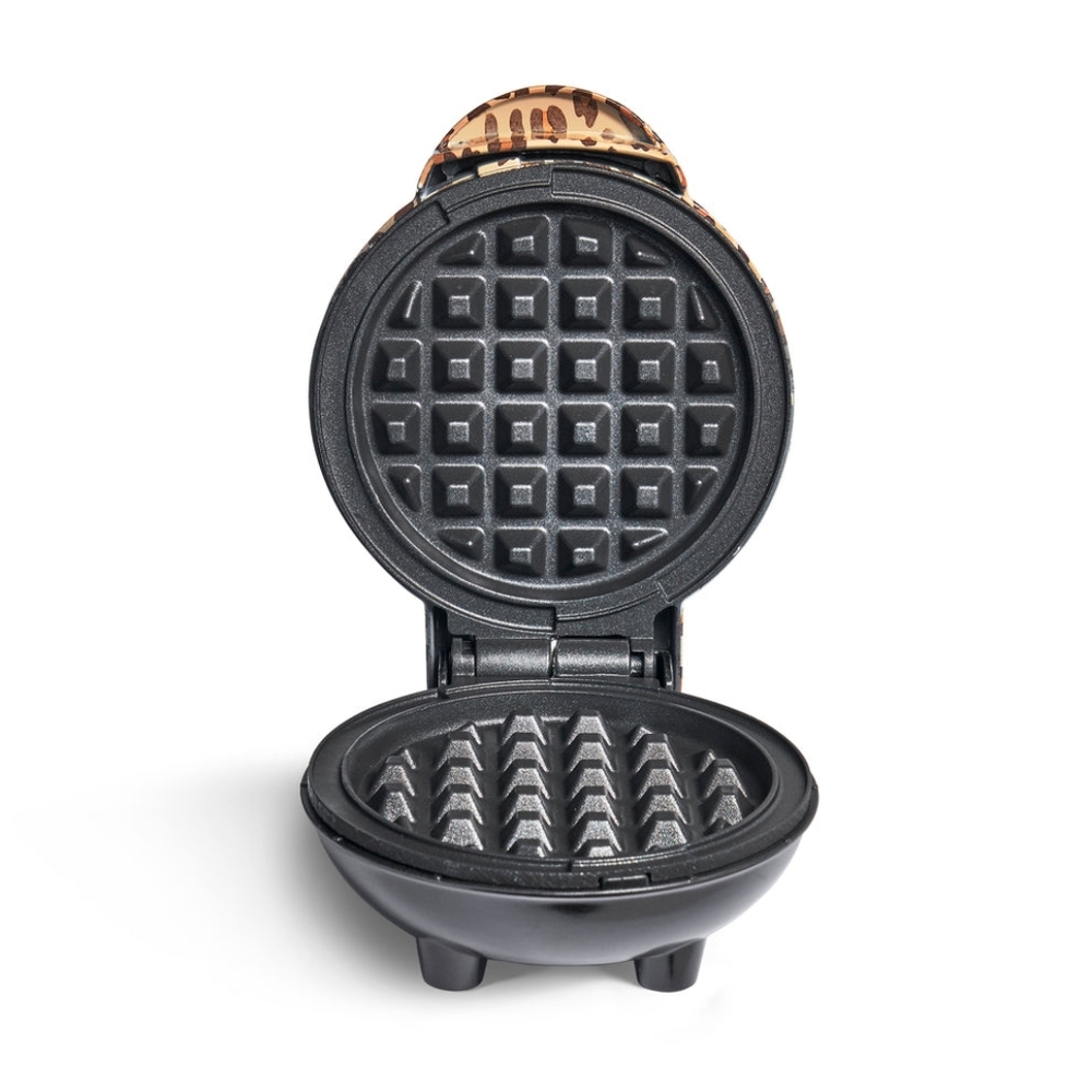 Leopard print mini waffle maker - Picture 3 of 6